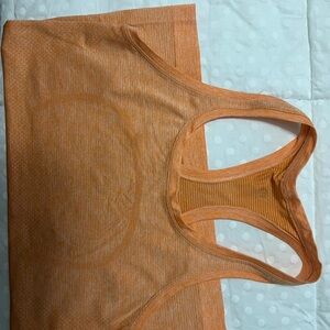Lululemon Orange swiftly tech Tank Top size 8
